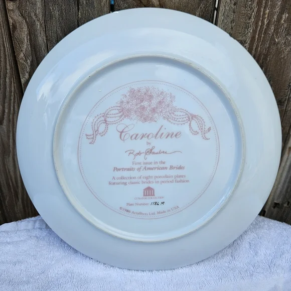 Vintage Decorative Plate with Bride Design - Picture 12 of 16